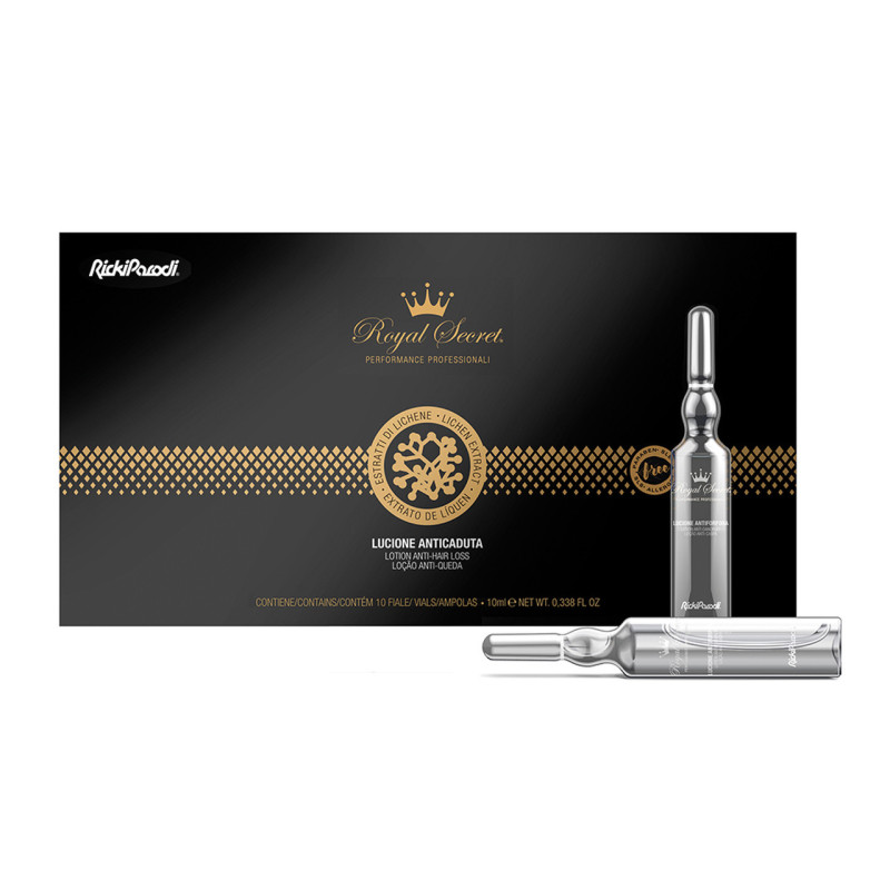 Ampolas Rickiparodi Royal Secret Anti Caspa 10 X 10 ml