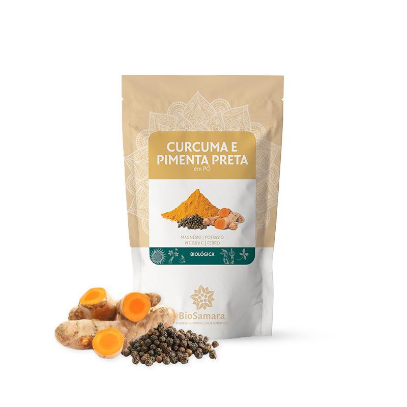 CURCUMA E PIMENTA PRETA EM PÓ - 125 G