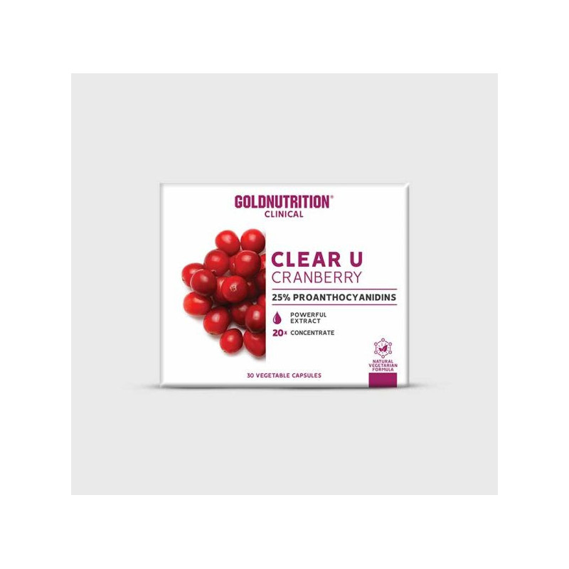 CLEAR U CRANBERRY - 30 CAPS